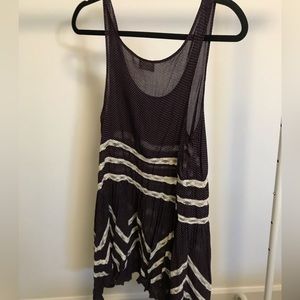 Free People Dress with Lace Inserts